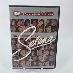 Selena Greatest Hits DVD 2003 EMI Latin 16 Tracks 13 Videos Dreaming of You